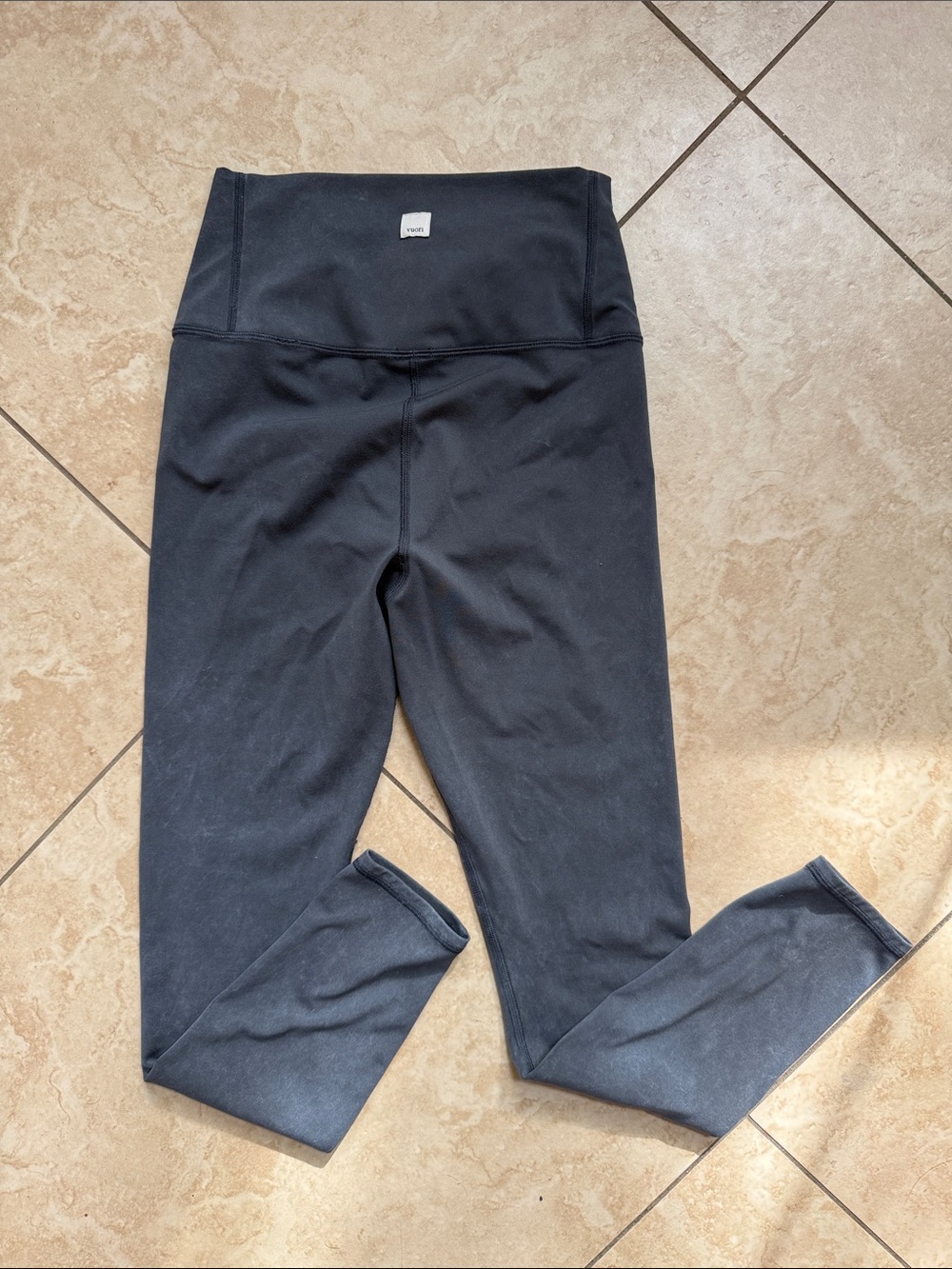 Vuori All the Feels Washed Gray Leggings